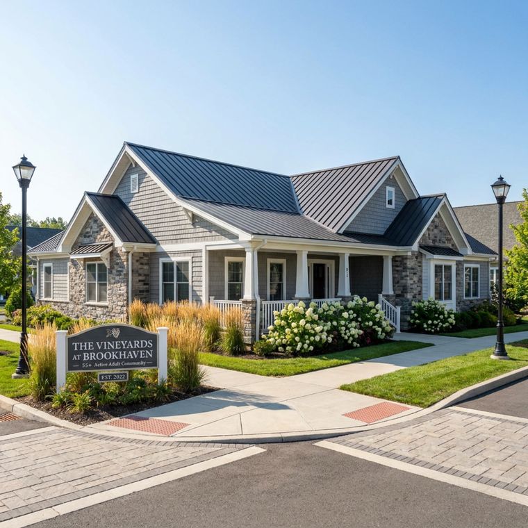Active adult community for downsizing and senior moves